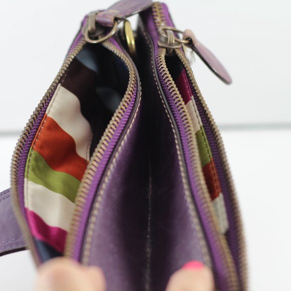 **SOLD**Coach - Legacy Bridget Bag - Limited Edition. Purple Leather. - Picture 9 of 16